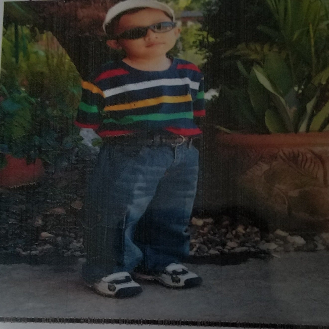 Young Bon growing up in the Philippines